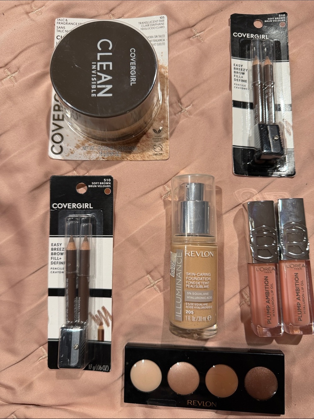 New Makeup Bundle: Revlon, CoverGirl & L’Oréal – 7 Pieces